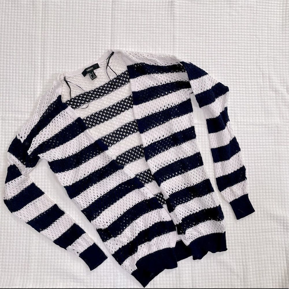 Forever 21 small women knitted cotton cardigan